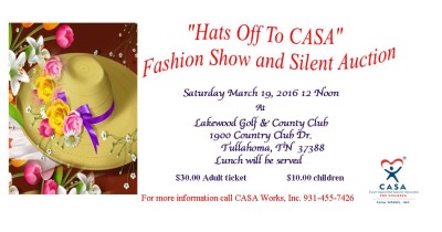 Hat's Off To CASA Fashion Show and Silent Auction