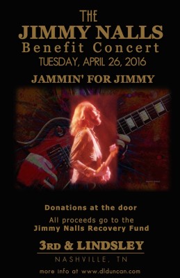 Jimmy Nalls Benefit Concert April 26th