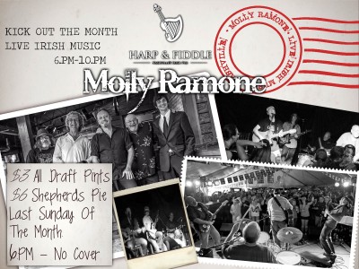 Live Irish Music - Kick Off the Month w/ Molly Ramone