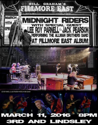 The Midnight Riders Allman Brothers Revue: Rockin' The Fillmore Anniversary Show w/ Jack Pearson