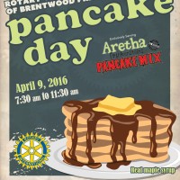Rotary Club of Brentwood 38th Annual PANCAKE DAY & RED CROSS BLOOD DRIVE