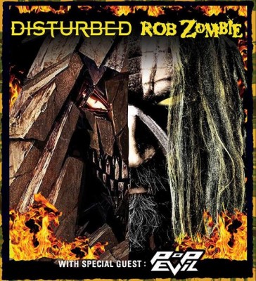 Disturbed and Rob Zombie with Pop Evil