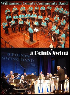 Williamson County Community Band and 5 Points Swing