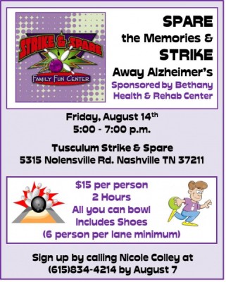 Spare the Memories and Strike Away Alzheimer's