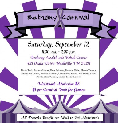 Bethany Carnival for Alzheimer's