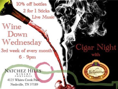 Wine Down Wednesday with Cigar Night