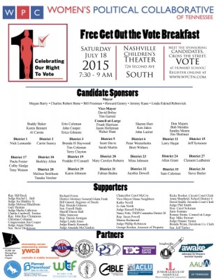 Free Get Out the Vote Breakfast