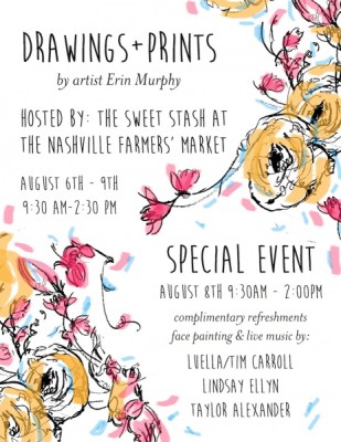 The Sweet Stash Presents Drawings and Prints by artist Erin Murphy