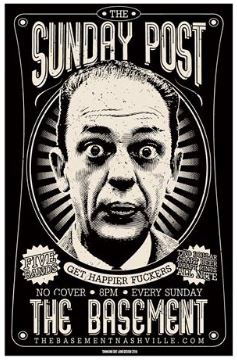 THE SUNDAY POST w/ Jenny Leigh, Gunther Doug, The Scissormen, Kid Freud, Butthole and The Copperheads