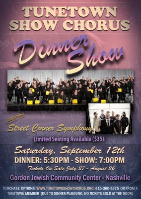 TuneTown Show Chorus Dinner Show