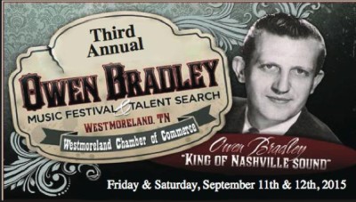 3rd Annual Owen Bradley Festival