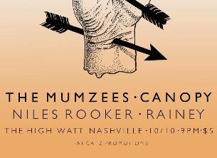 The Mumzees with Canopy, Niles Rooker and Rainey